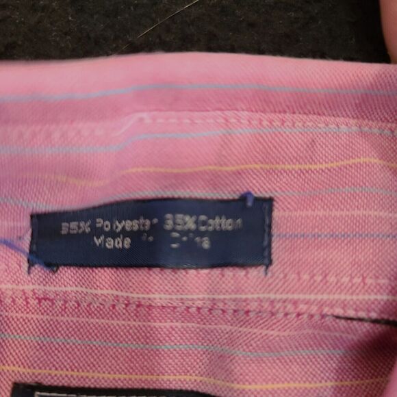 Steeplechase Mens Button Up Shirt Multi-Color Size XL Polyester Blend Collar - Picture 6 of 12